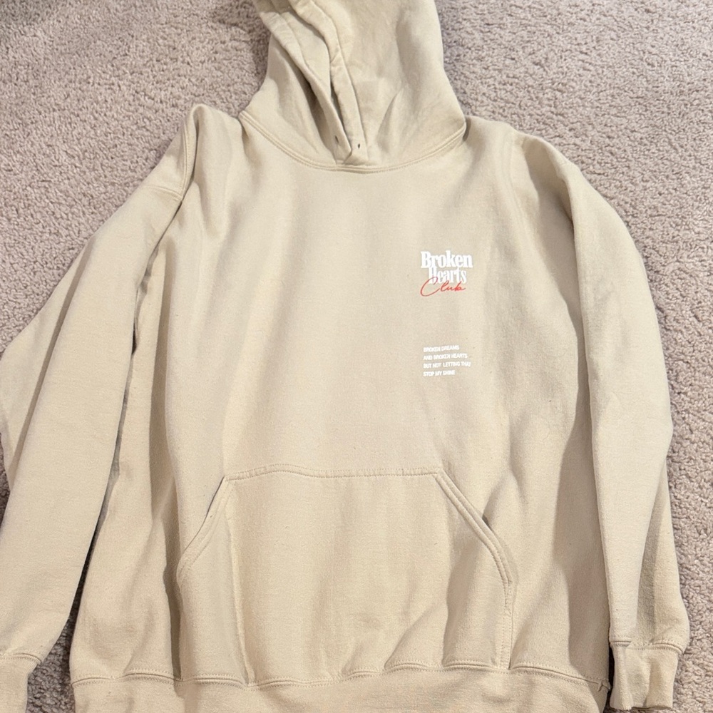 Men's Tan Hoodie